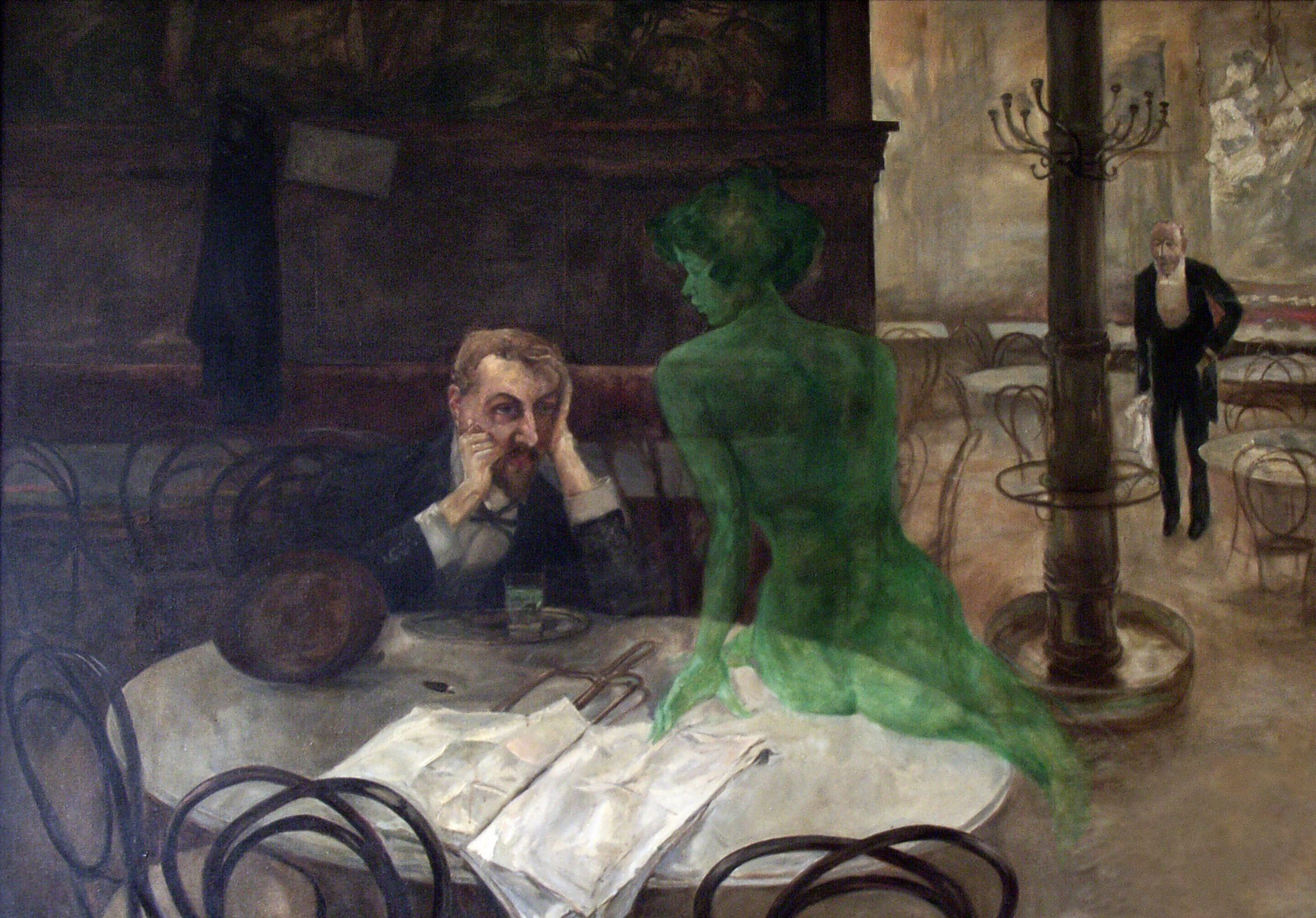 Viktor Oliva: Piják absintu